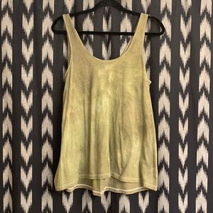 Olive dyed tank